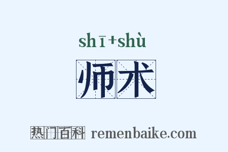 师术是什么意思的图片